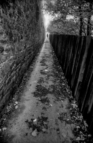 A ginnel leading to Cherry Tree along the Cherry Tree train station, Blackburn