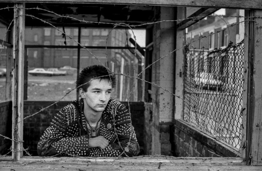 Portrait of a Punk in Mill Hill, Blackburn