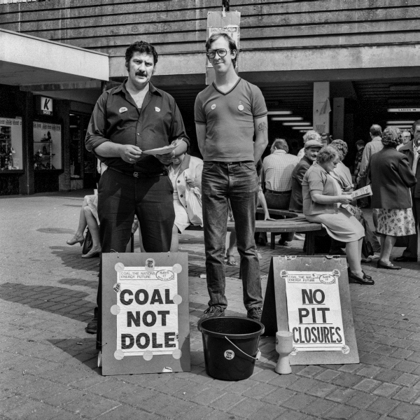 Miners Strike 1984 - collecting support funds, Blackburn