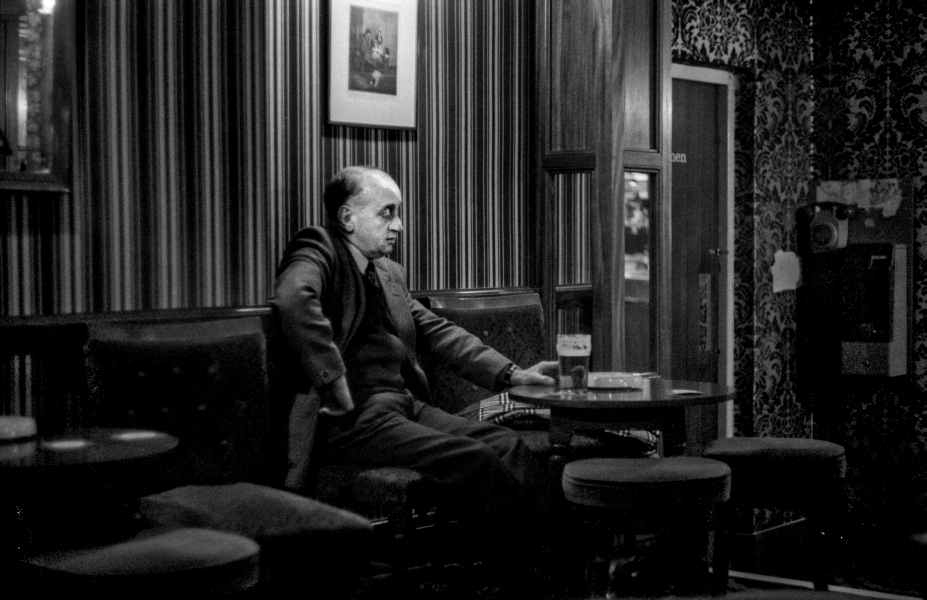 Man drinking in Borough Arms Pub - Blackburn - A Town and its People by Christopher John Ball