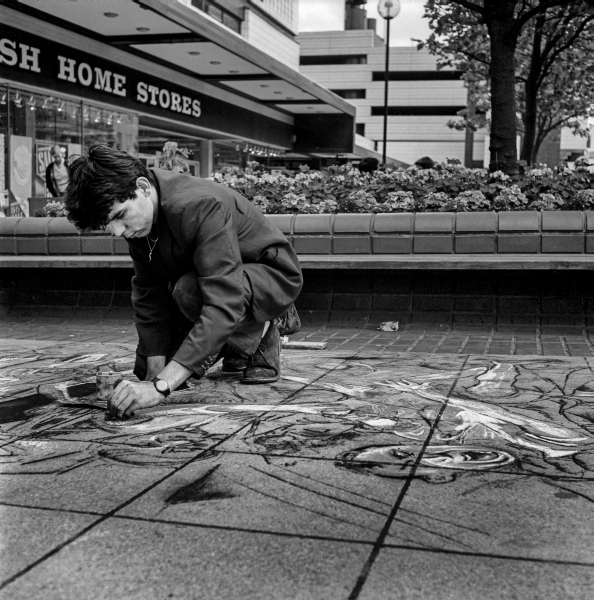 Street Artist. Blackburn