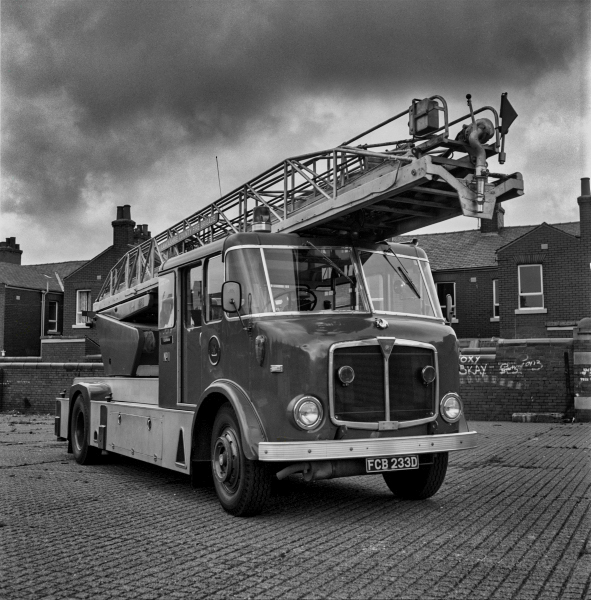 Fire Engine, Blackburn Fire Station 1983 - Blackburn - A Town and its People by Christopher John Ball