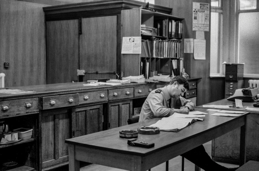 Police Counter in Former Station - Blackburn - A Town and its People by Christopher John Ball