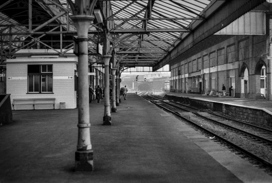 Train Station Platform - Blackburn - A Town and its People by Christopher John Ball