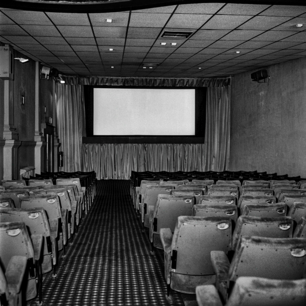 Inside Former Classic Cinema, Blackburn - showing auditorium