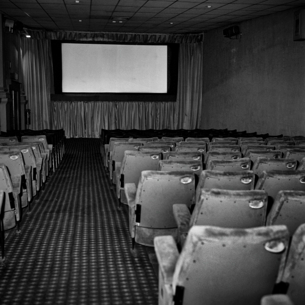 Inside Former Classic Cinema, Blackburn - showing auditorium