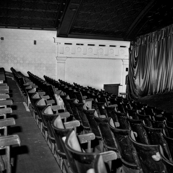 Inside Former Classic Cinema, Blackburn - showing auditorium