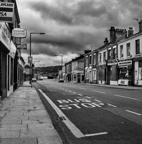 Higher Eanham Shops - Blackburn a Town and its People Photographic Study