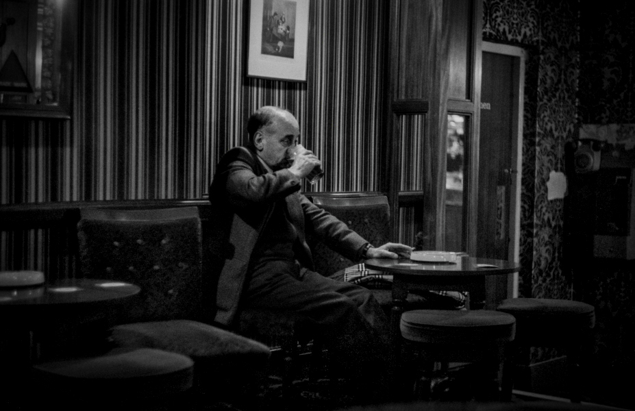 Man in Borough Arms Pub - Blackburn a Town and its People Photographic Study