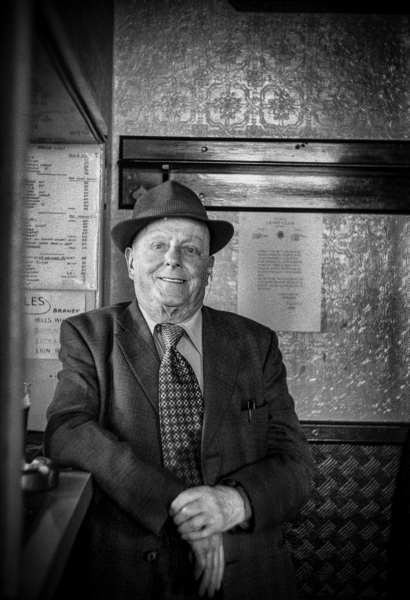 Man in Mill Hill Pub - Blackburn a Town and its People Photographic Study