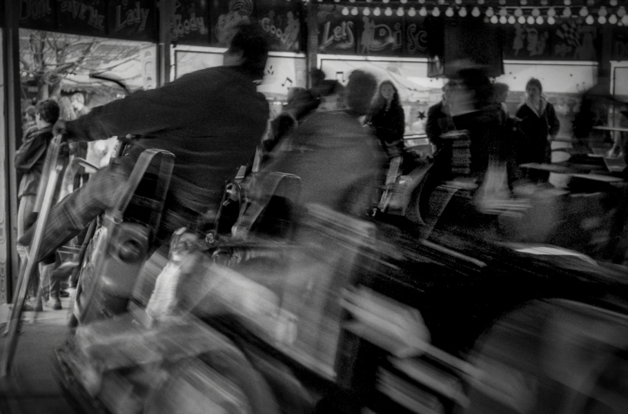 Riding The Speedway At The Easter Fair - Blackburn a Town and its People Photographic Study