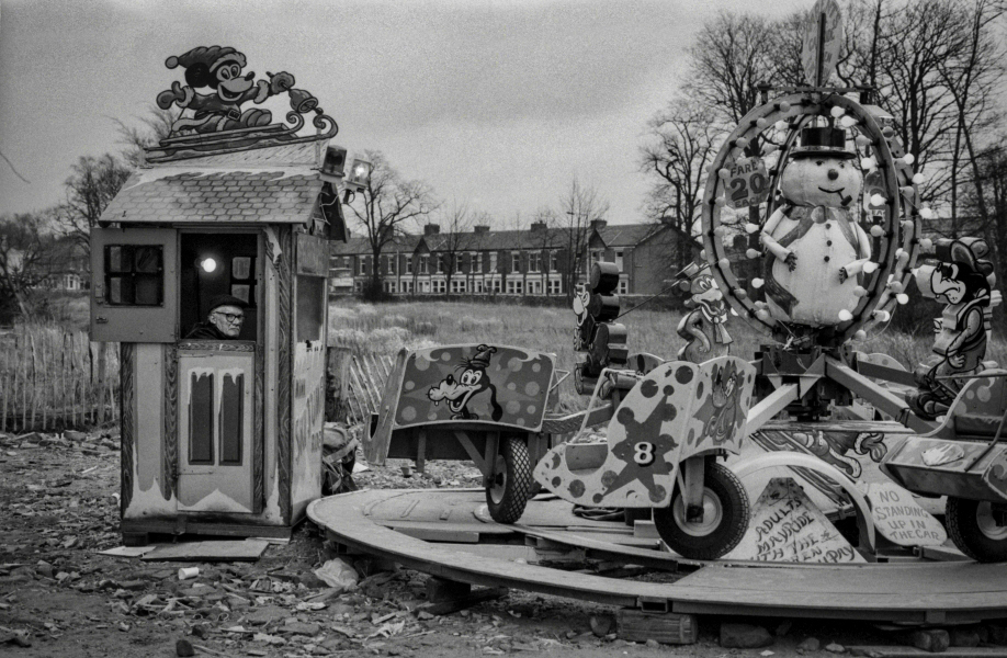 Childrens Ride Stallholder At The Easter Fair - Blackburn a Town and its People Photographic Study