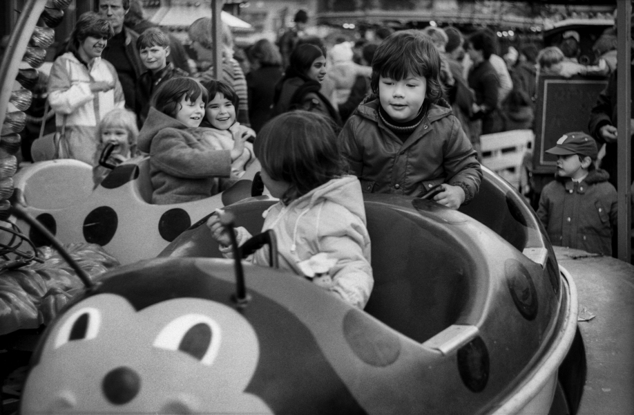 Riding The Ladybird At The Easter Fair - Blackburn a Town and its People Photographic Study