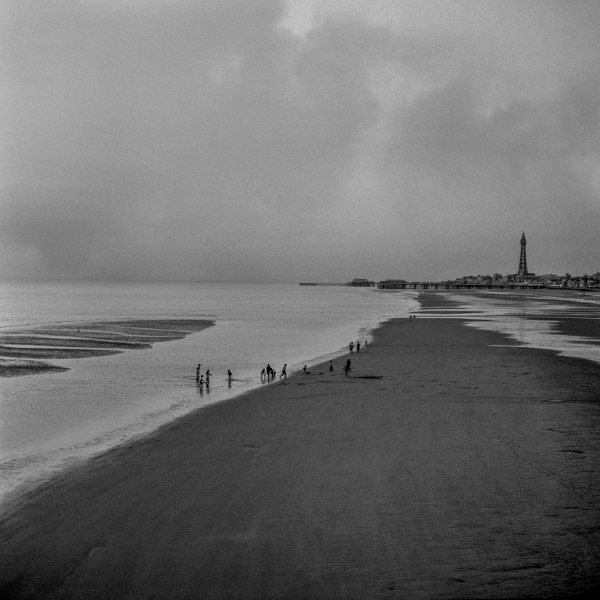 Central Beach at Dusk, Blackpool 1987 From British Coastal Resorts - Photographic Essay by Christopher John Ball