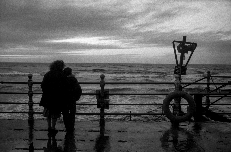 Brother and Sister, North Promenade, Winter, Blackpool 1988 From British Coastal Resorts - Photographic Essay by Christopher John Ball