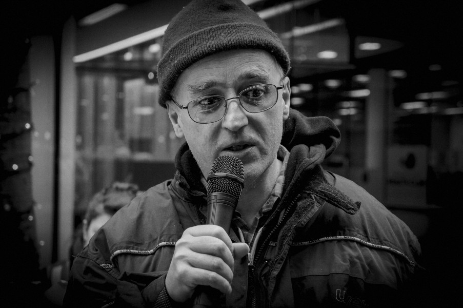 Demonstration by disabled people and carers outside ATOS offices, London 19th February 2014