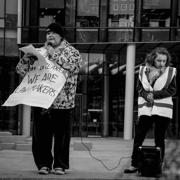 Part Two of Demonstration by disabled people and carers outside ATOS offices, London 19th February 2014