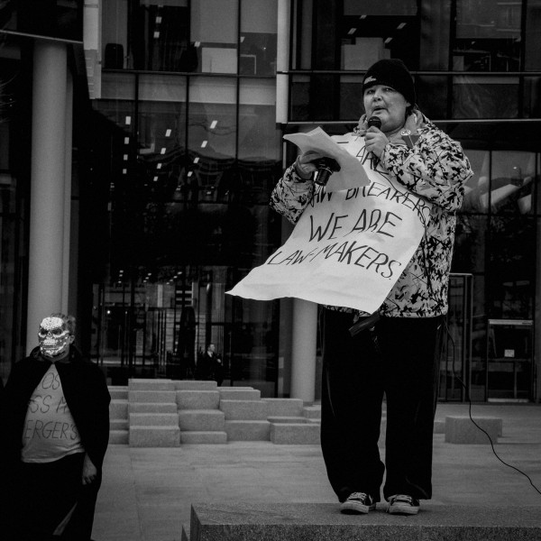 Part Two of Demonstration by disabled people and carers outside ATOS offices, London 19th February 2014