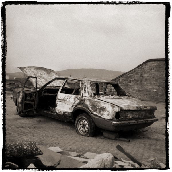 Torched Car from Discarded: Photographic Essay by Christopher John Ball - Photographer & Writer