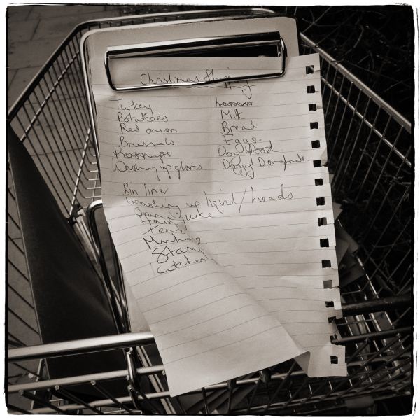 Christmas Shopping List - Discarded: Photographic Essay by Christopher John Ball - Photographer & Writer