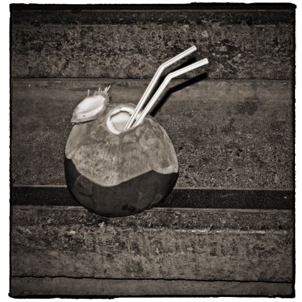 coconut drink - Discarded: Photographic Essay by Christopher John Ball - Photographer & Writer