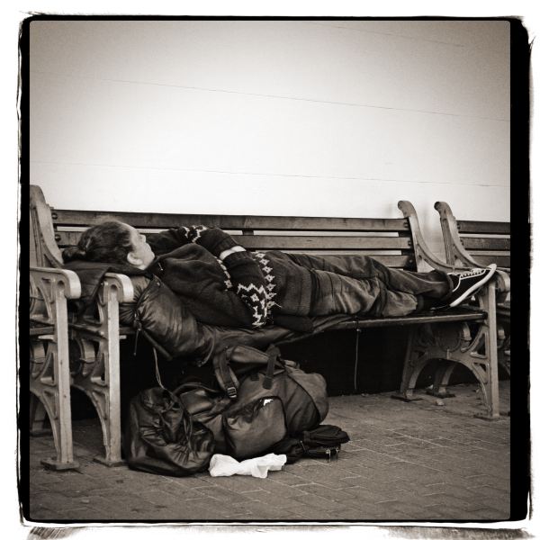 Female Rough Sleeper from Discarded: Photographic Essay by Christopher John Ball - Photographer & Writer