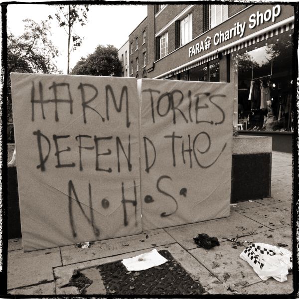 Harm Tories Defend NHS from Discarded: Photographic Essay by Christopher John Ball - Photographer & Writer