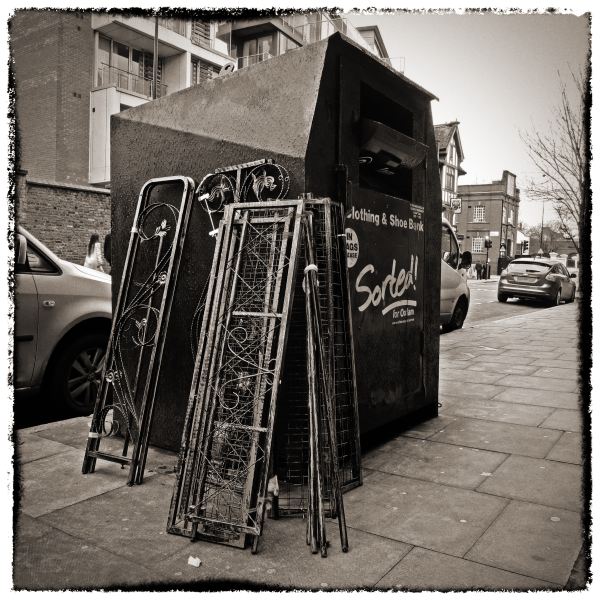 Metal Bed from from Discarded a Photographic Essay by Christopher John Ball Photographer and Writer