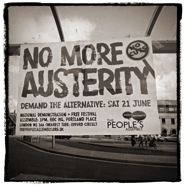 No More Austerity, Elstree, London from Discarded: Photographic Essay by Christopher John Ball - Photographer & Writer