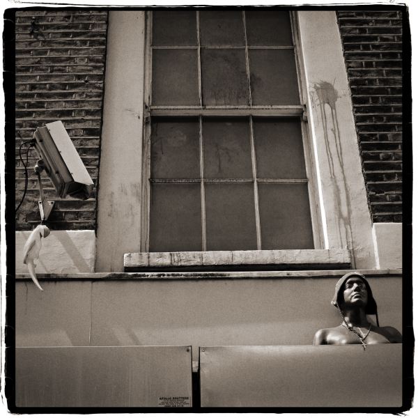 Shop Dummy on adandoned Embassy from Discarded a Photographic Essay by Christopher John Ball Photographer and Writer