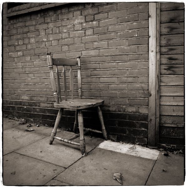 Wooden Chair from Discarded: Photographic Essay by Christopher John Ball - Photographer & Writer