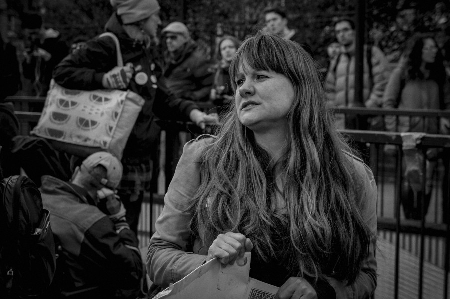 Boycott Workfare, DPAC and Mental Health Resistance Network - 4 March 2016 Road Block, Old Street, London - Photographs by Christopher John Ball