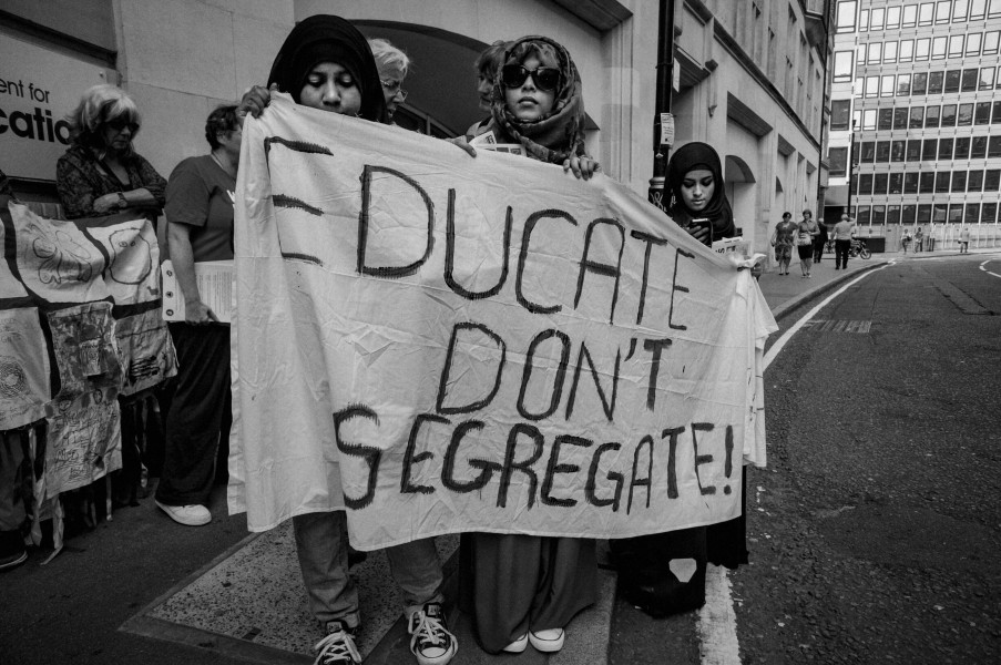 DPAC demonstration outside Department for Education, London. 4th September 2013