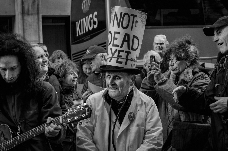 DPAC - Demonstration at Maximus Offices, London 2nd March 2015 Photographs by Christopher John Ball