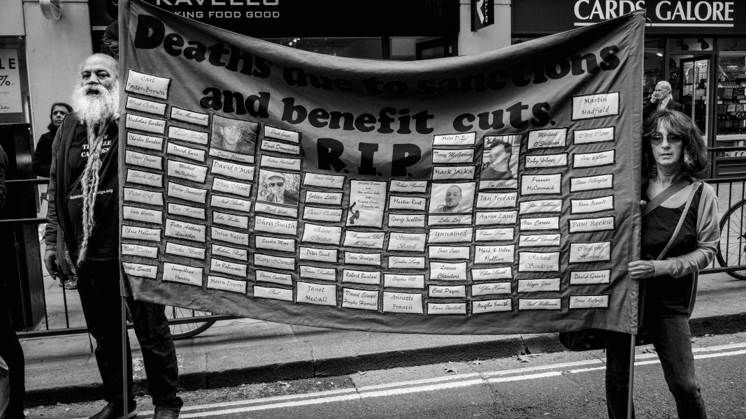 DPAC - PIP Fightback. Day of Action Against PIP. 13th July 2013, London. Part One - March towards DWP Offices. Photographs by Christopher John Ball