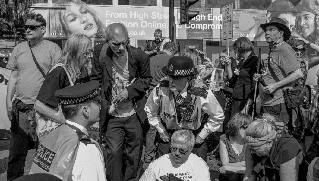 DPAC - Rights Not Games - A Week Of Action - September 4th-10th 2016 Westminster Bridge. the UK became the first country in the world to be investigated by the United Nations for grave and systematic violations of Disabled people’s rights. Photographs by Christopher John Ball - Part Two