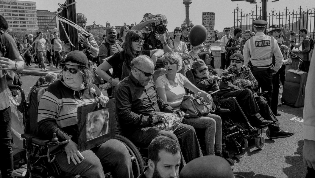 DPAC - Rights Not Games - A Week Of Action - September 4th-10th 2016 Westminster Bridge. the UK became the first country in the world to be investigated by the United Nations for grave and systematic violations of Disabled people’s rights. Photographs by Christopher John Ball - Part Two