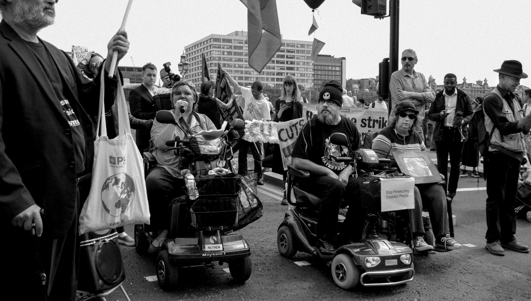 DPAC - Rights Not Games - A Week Of Action - September 4th-10th 2016 Westminster Bridge. the UK became the first country in the world to be investigated by the United Nations for grave and systematic violations of Disabled people’s rights. Photographs by Christopher John Ball - Part Two