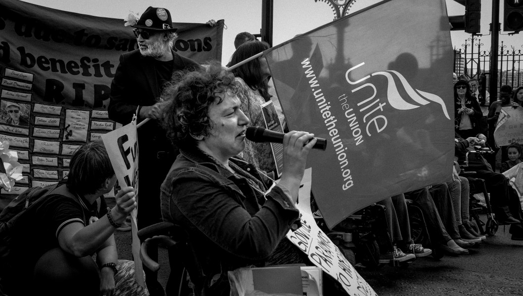 DPAC - Rights Not Games - A Week Of Action - September 4th-10th 2016 Westminster Bridge. the UK became the first country in the world to be investigated by the United Nations for grave and systematic violations of Disabled people’s rights. Photographs by Christopher John Ball - Part Two