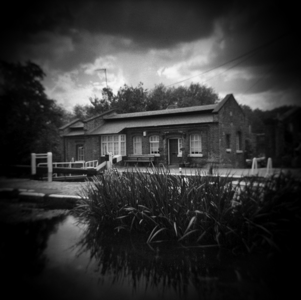 Holga photograph of Canal near Kings Cross, London - 2  by Christopher John Ball - Photographer & Writer