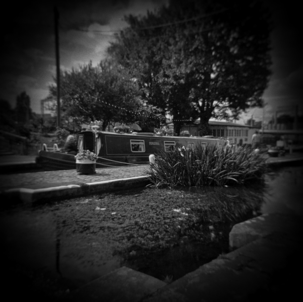 Holga photograph of Canal near Kings Cross, London - 3  by Christopher John Ball - Photographer & Writer