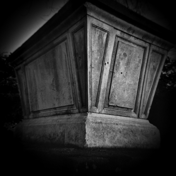 Holga Photograph of St Pancras Graveyard -1  by Christopher John Ball - Photographer & Writer