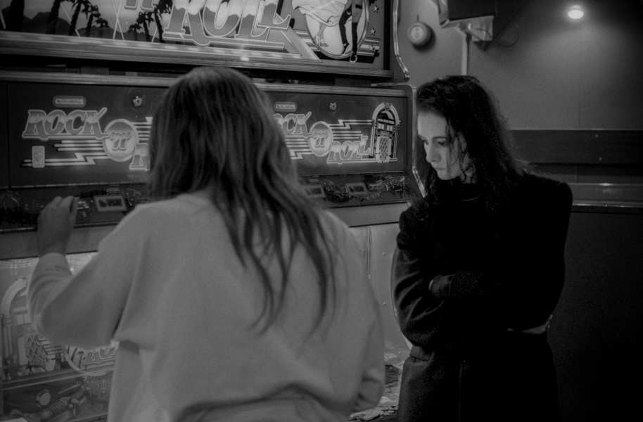 Gambling on slots on Pier, Llandudno, 1991 From British Coastal Resorts - Photographic Essay by Christopher John Ball