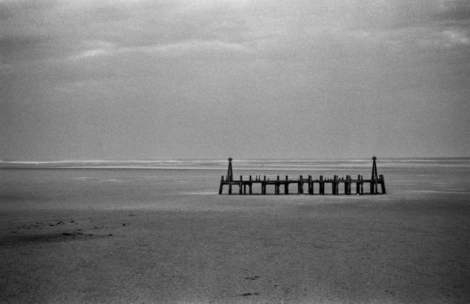 Pier remains, Lytham St Annes 1989 From British Coastal Resorts - Photographic Essay by Christopher John Ball