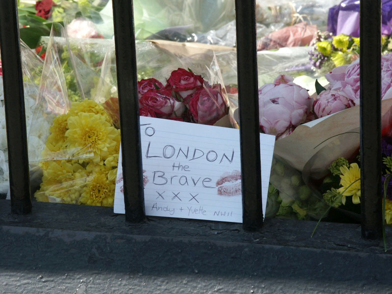 London - A City and its People - Terrorist Bombings, Kings Cross, 2 Minutes Silence July 2005 - A photographic study by Christopher John Ball - Photographer and Writer