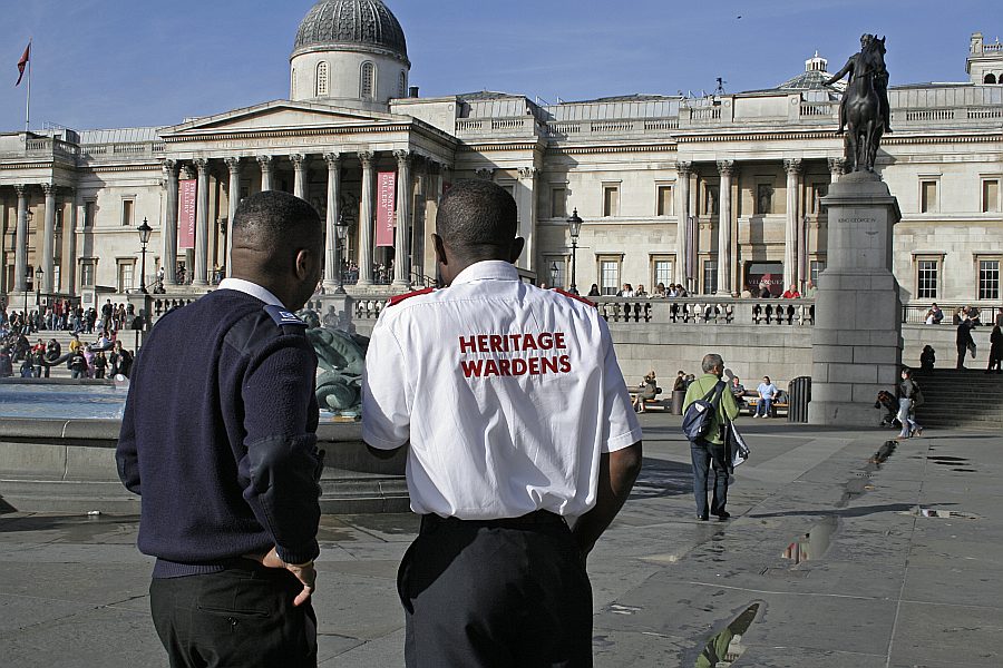 Student Demonstration against Fees at Trafalgar Square 6th October 2006 - London - A City and its People A photographic study by Christopher John Ball - Photographer and Writer