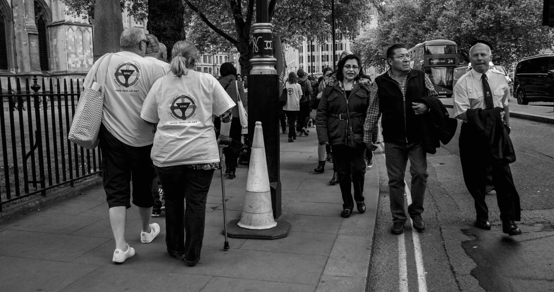 DPAC 'Trash The Tories' Demonstration 2017 General Election, London. 2nd May 2017 - Part Three - March Towards Conservative Party HQ.