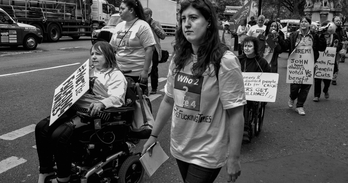 DPAC 'Trash The Tories' Demonstration 2017 General Election, London. 2nd May 2017 - Part Three - March Towards Conservative Party HQ.