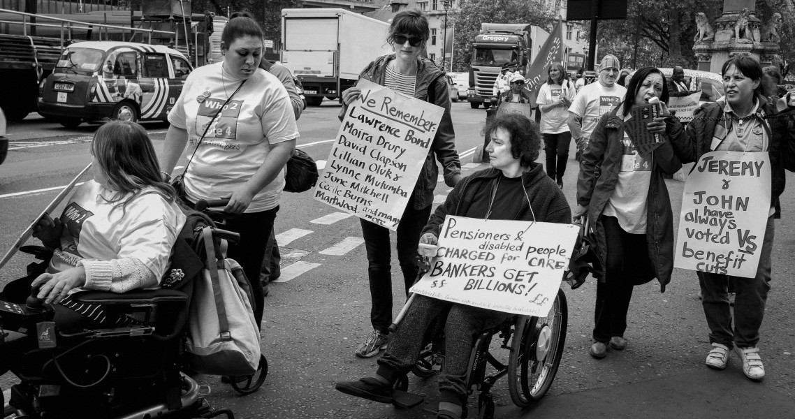 DPAC 'Trash The Tories' Demonstration 2017 General Election, London. 2nd May 2017 - Part Three - March Towards Conservative Party HQ.