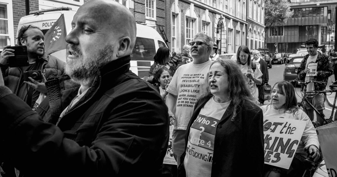 DPAC 'Trash The Tories' Demonstration 2017 General Election, London. 2nd May 2017 - Part Four - Outside Conservative Party HQ.